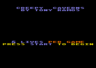 Creepy Caverns atari screenshot