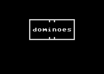 Cribbage / Dominoes atari screenshot