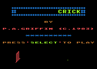 Cricket Maths atari screenshot