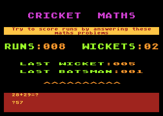 Cricket Maths