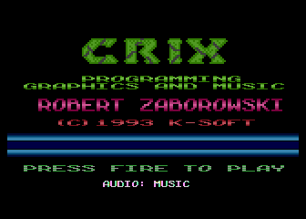 Crix atari screenshot