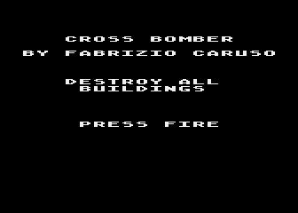 Cross Bomber atari screenshot