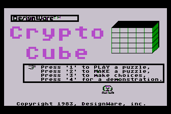 Crypto Cube atari screenshot