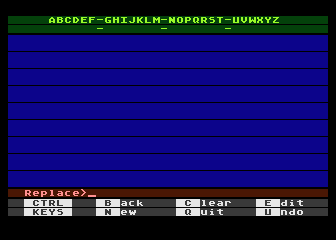 Cryptogram Solver atari screenshot