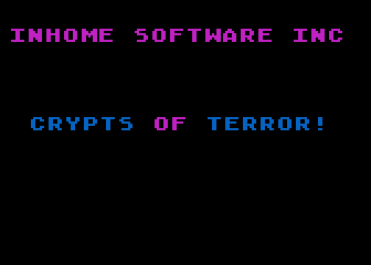 Crypts of Terror atari screenshot
