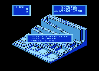 Crystal Castles atari screenshot