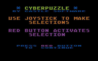 Cyber Puzzle II atari screenshot