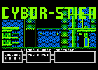 Cybor-Stien atari screenshot