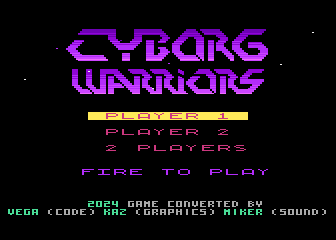 Cyborg Warriors atari screenshot