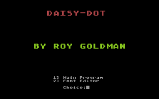 Daisy-Dot atari screenshot