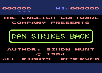 Dan Strikes Back atari screenshot