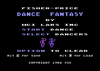 Dance Fantasy atari screenshot