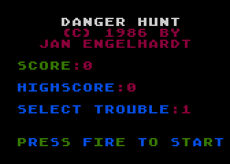 Danger Hunt atari screenshot