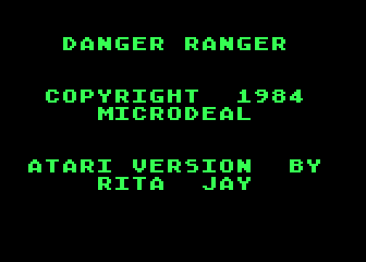 Danger Ranger atari screenshot