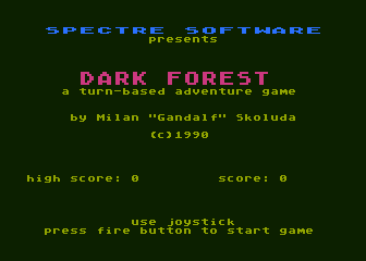 Dark Forest atari screenshot