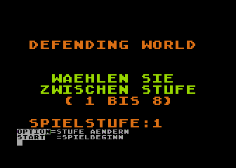 Defending World 3000 atari screenshot