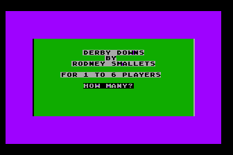 Derby Downs atari screenshot
