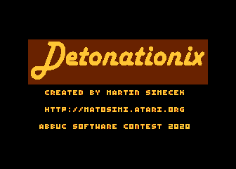 Detonationix atari screenshot