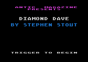 Diamond Dave atari screenshot