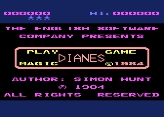 Diane's Magic Game atari screenshot
