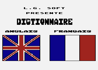 Dictionnaire Anglais-Français atari screenshot