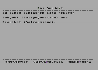 Deutsch-Stunde - Lektion 3 (Die) atari screenshot