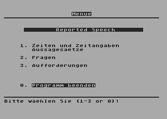 Englisch-Stunde - Lektion 3 (Die) atari screenshot