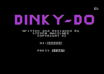 Dinky-Do atari screenshot