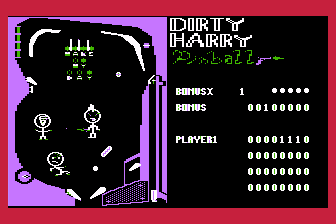 Dirty Harry Pinball atari screenshot