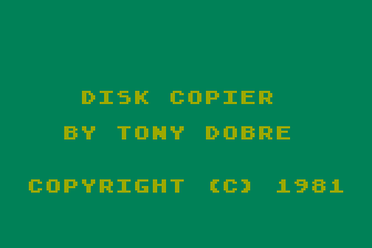 Disk Copier atari screenshot
