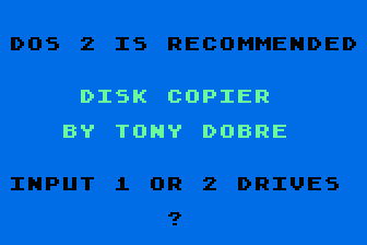 Disk Copier atari screenshot