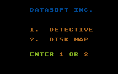 Disk Detective atari screenshot