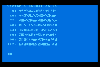 Disk Editor atari screenshot