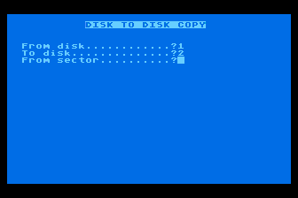 Disk to Disk Copy