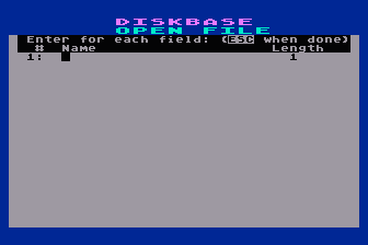 DiskBase atari screenshot