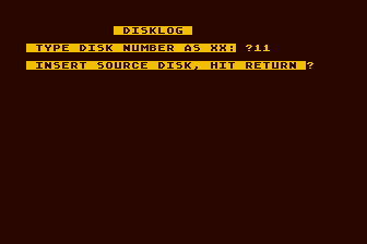 Diskette Inventory System atari screenshot