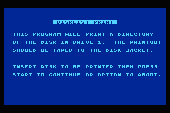 Diskette Inventory System