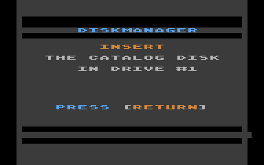DiskManager atari screenshot