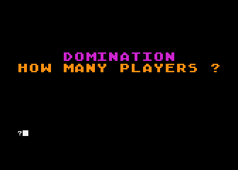 Domination atari screenshot