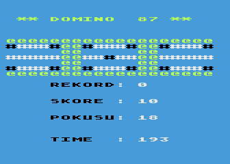 Domino 87 atari screenshot
