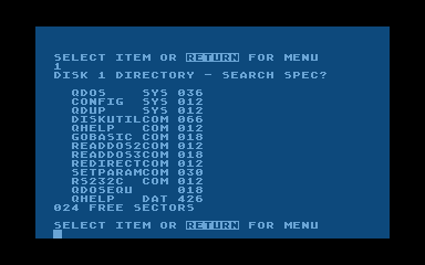 DOS 4.0 atari screenshot