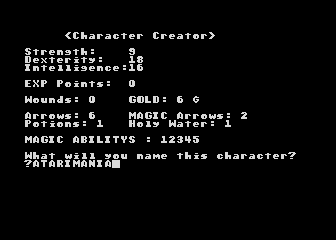 Dragon Quest 3.14 atari screenshot