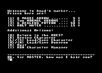 Dragon Quest 3.14 atari screenshot