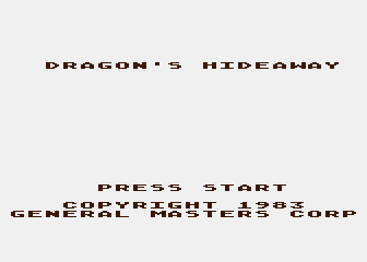 Dragon's Hideaway atari screenshot