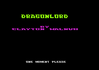 Dragonlord atari screenshot