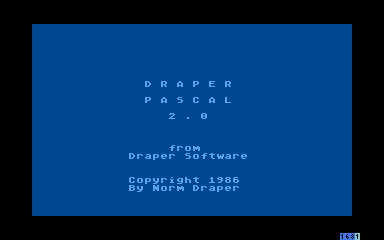 Draper Pascal 2.0 atari screenshot