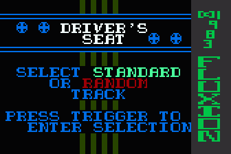 Driver's Seat atari screenshot