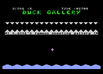 Duck Gallery atari screenshot