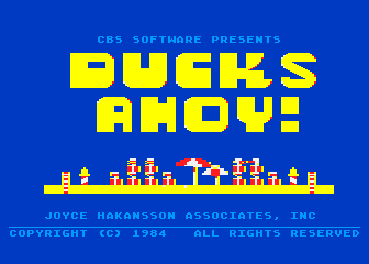 Ducks Ahoy! atari screenshot