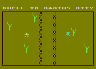 Duell in Cactus City atari screenshot